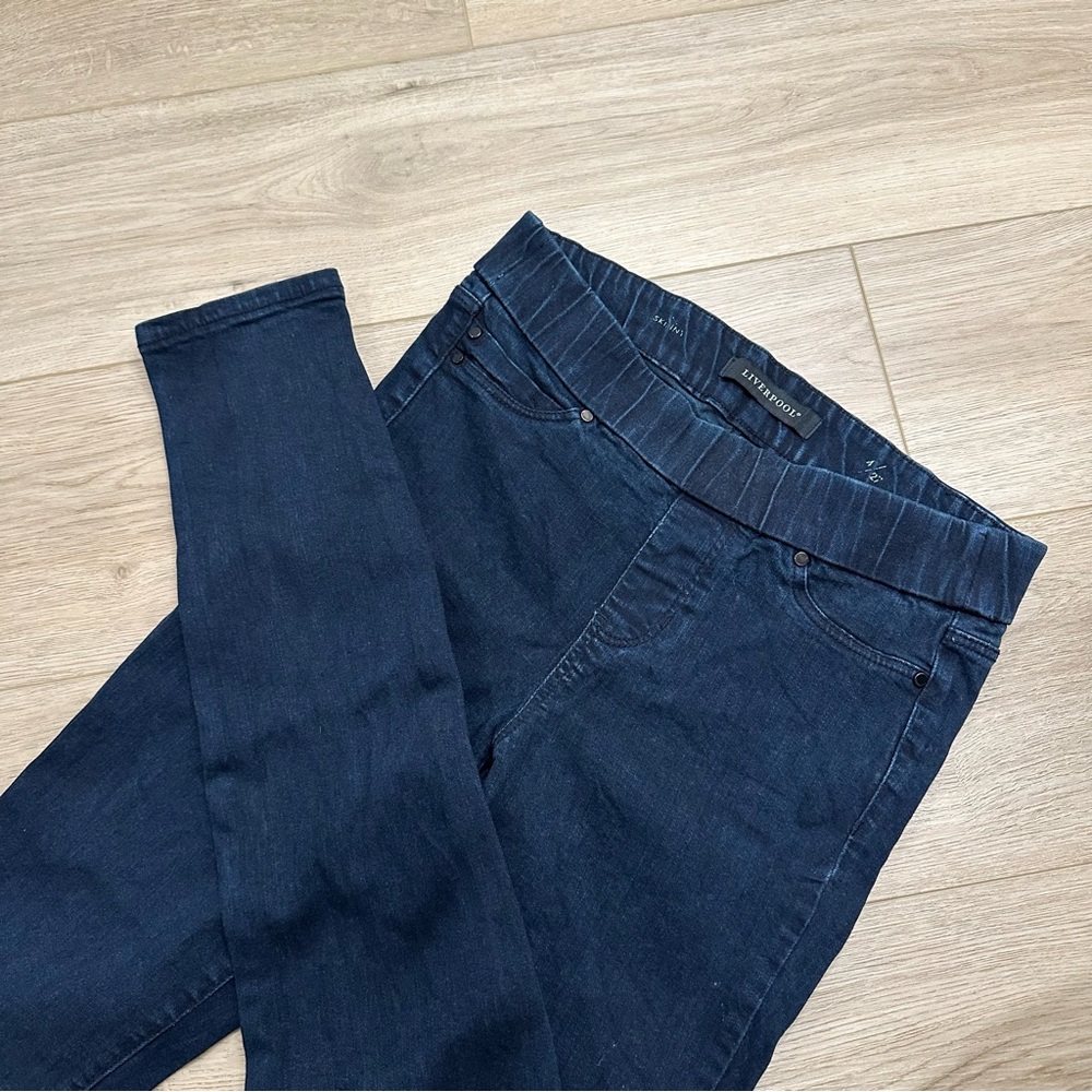 Liverpool Dark Blue Skinny Jeggins 4/27
